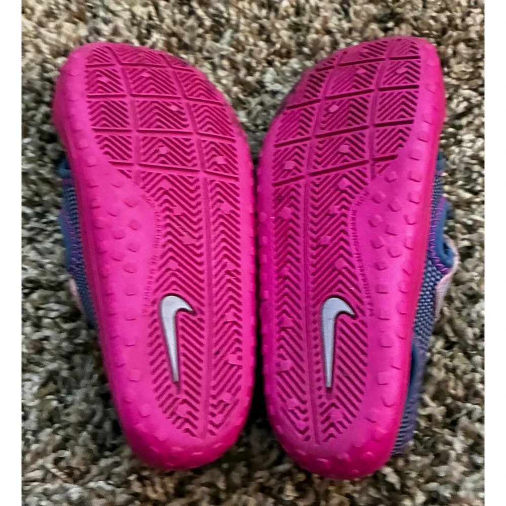 Nike Girls Purple & Pink Sunray Protect 2 Water Sandals Size 10.55